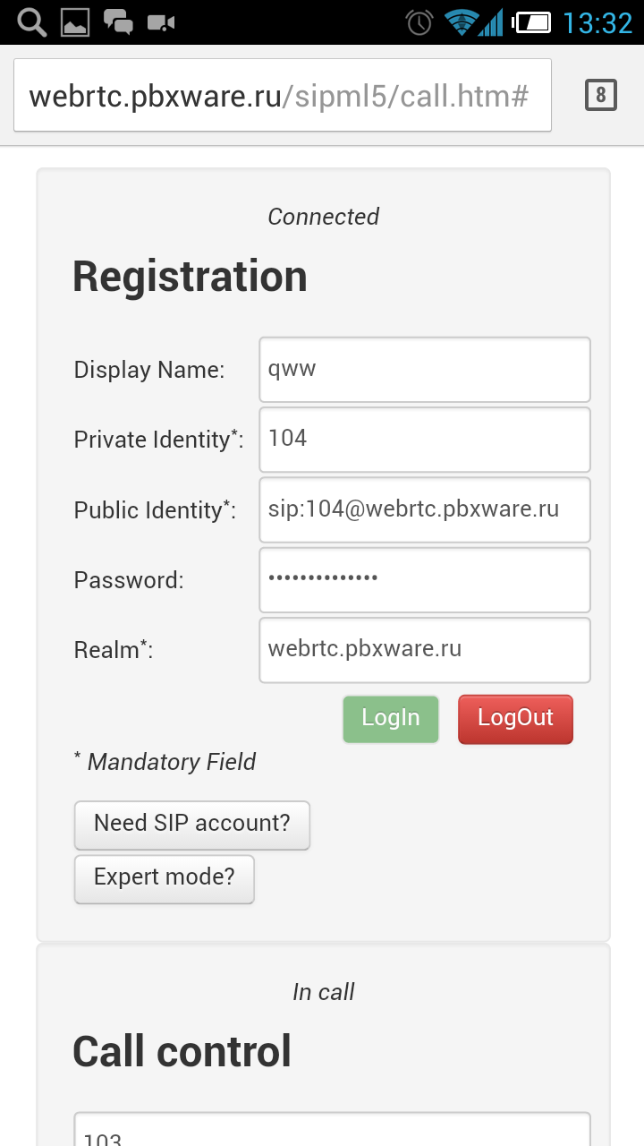 Установка и настройка Asterisk для работы с WebRTC / Хабрахабр